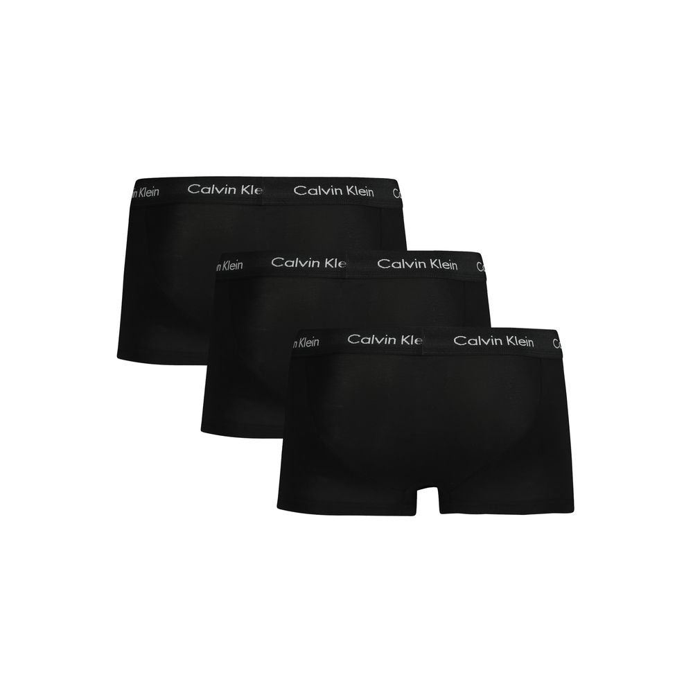 Black Cotton Men Boxer