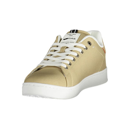 Beige Polyester Men Sneaker