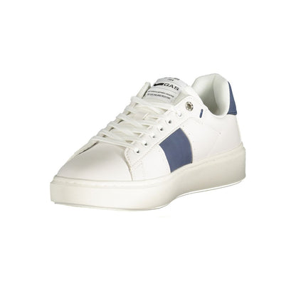 White Polyester Men Sneaker