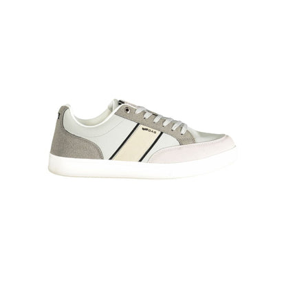 Gray Polyester Men Sneaker