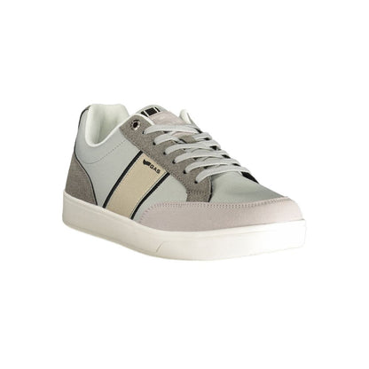 Gray Polyester Men Sneaker