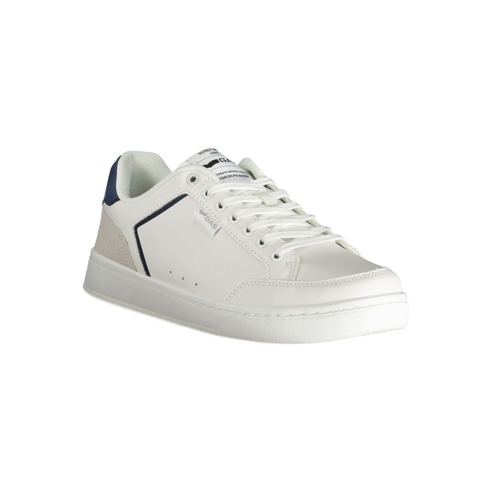 White Polyester Men Sneaker