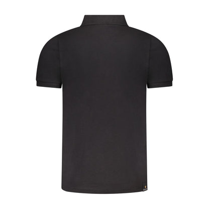Black Cotton Polo Shirt