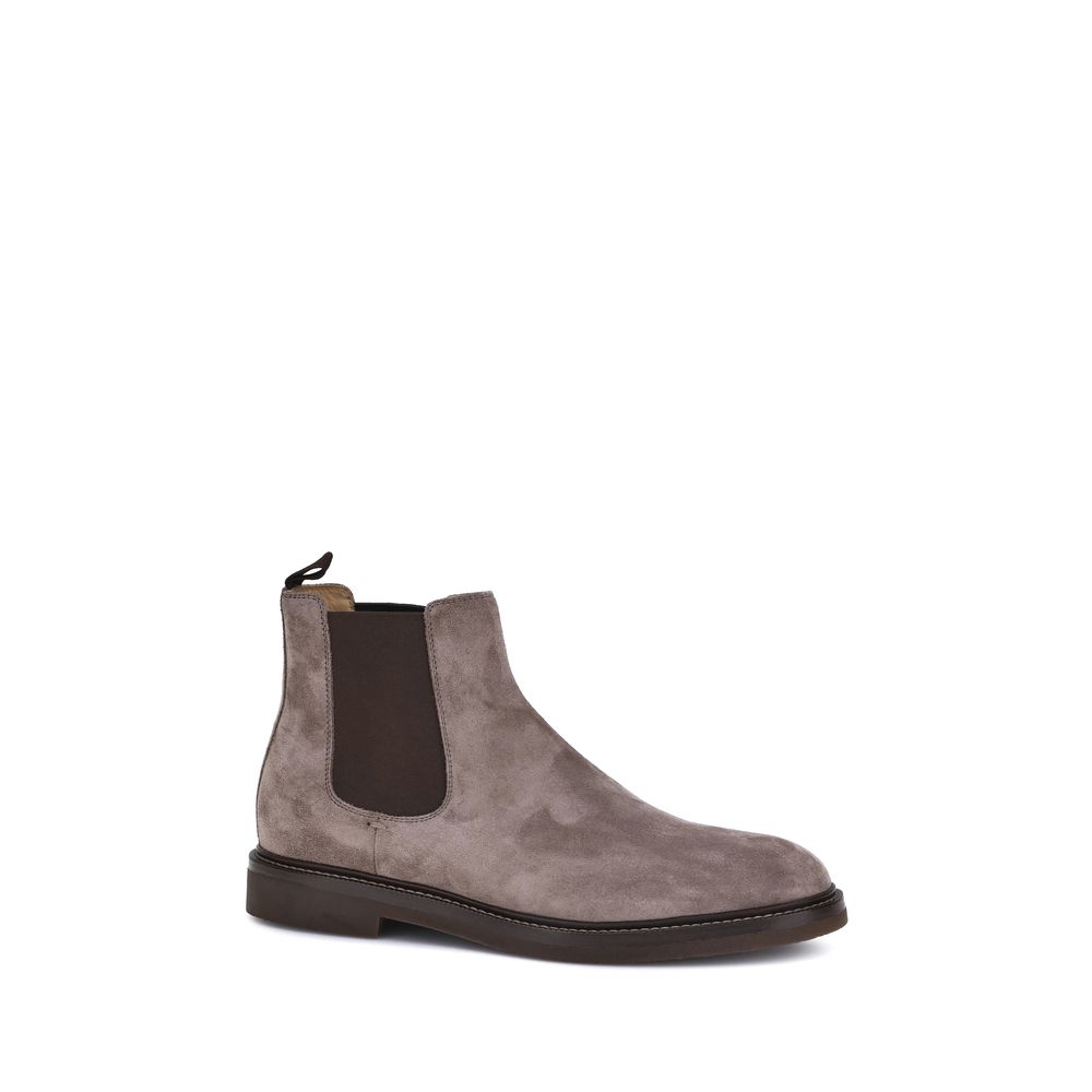 Brown Calf Leather Bos Taurus Chelsea Boots