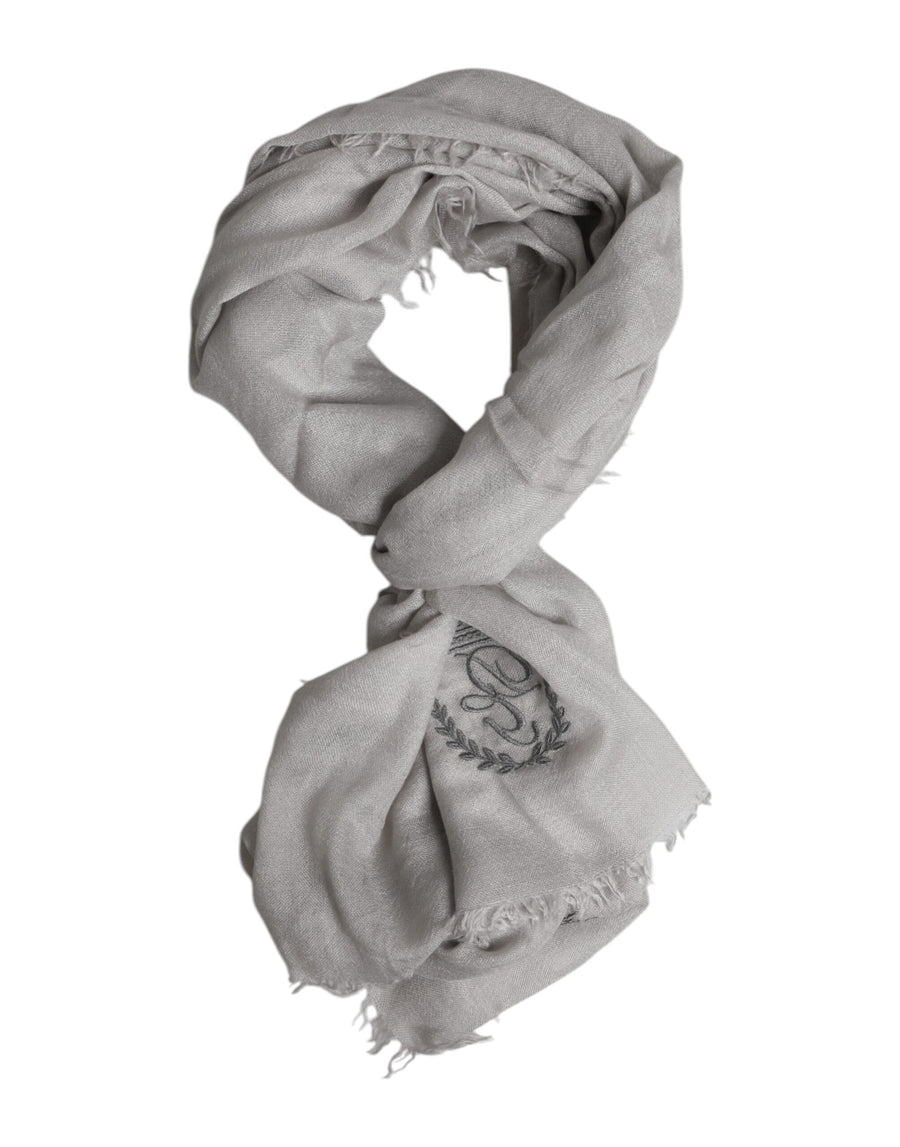 Gray DG Crown Neck Warmer Wrap Shawl Scarf