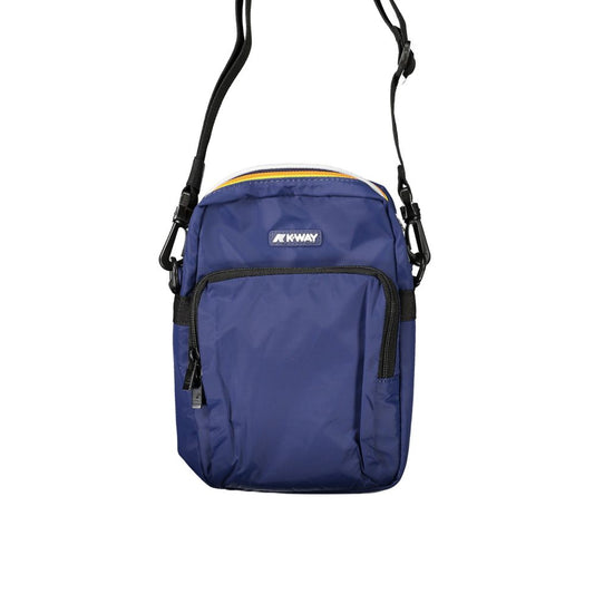 Blue Polyamide Men Shoulder Bag