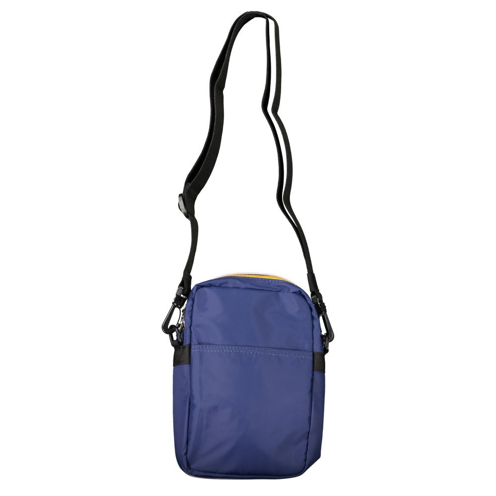 Blue Polyamide Men Shoulder Bag