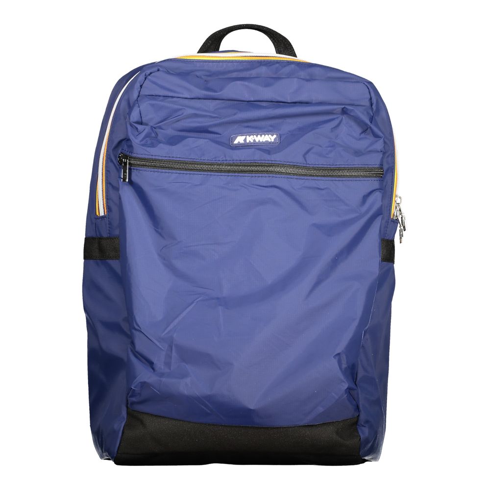 Blue Polyamide Unisex Backpack