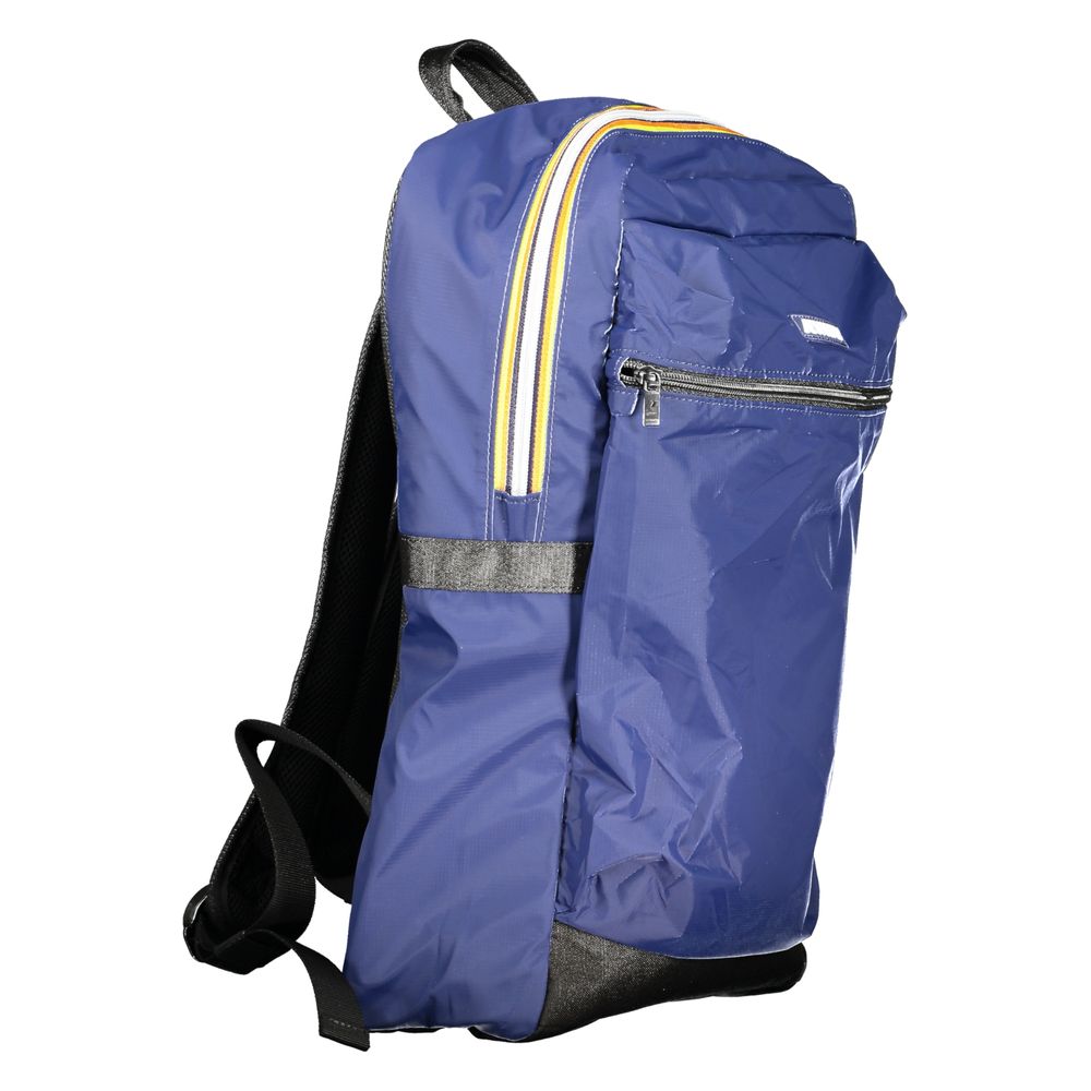 Blue Polyamide Unisex Backpack