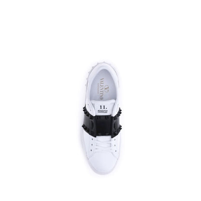 Black Calf Leather Bos Taurus Low Top Sneakers