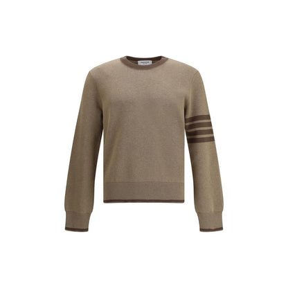 Brown Cotton Sweatshirt