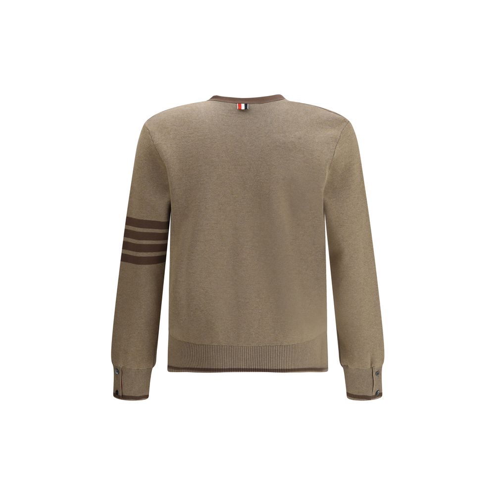 Brown Cotton Cardigan