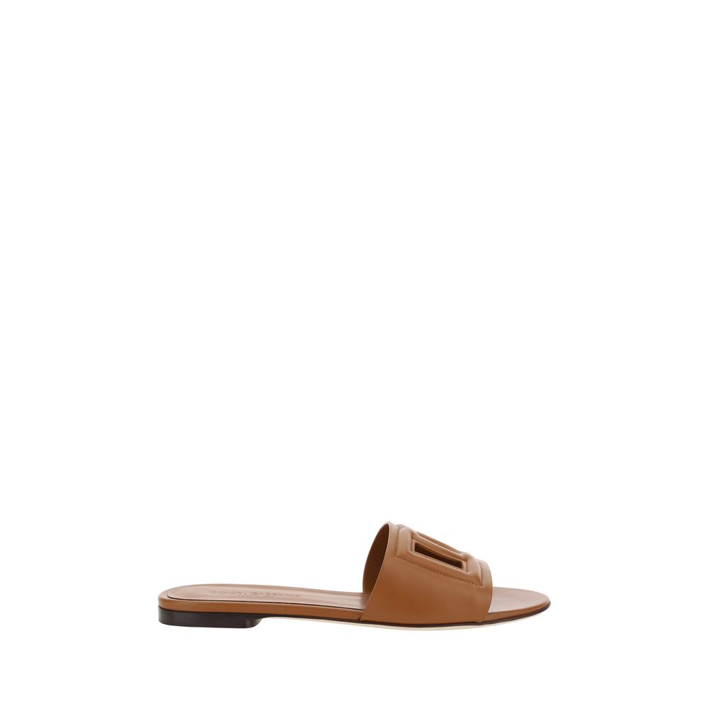 Brown Calf Leather Bos Taurus Sandals