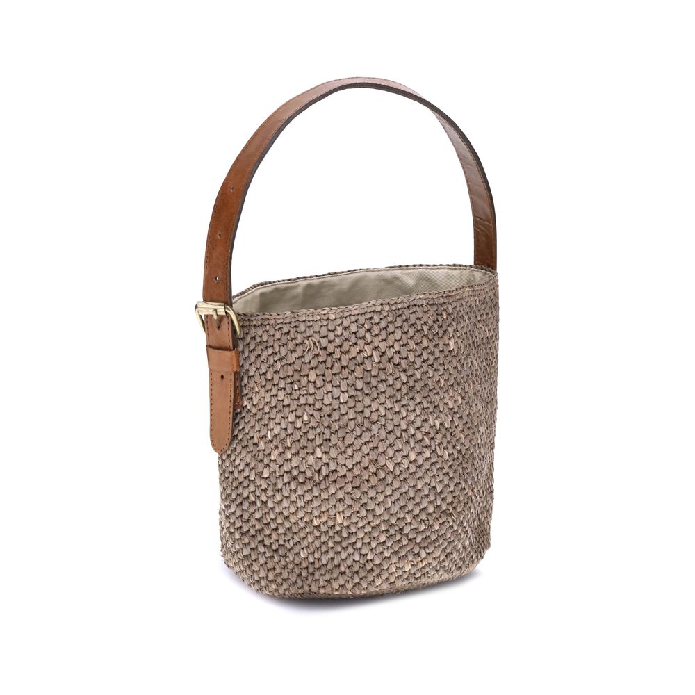 Raffia Lova Bucket Bag
