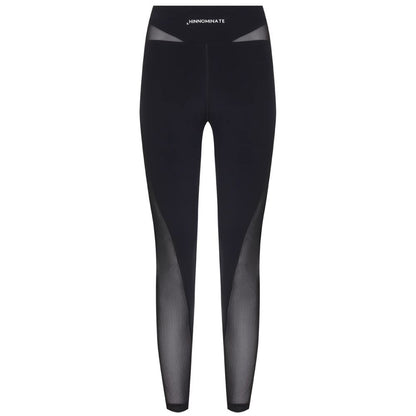 Black Polyamide Jeans & Pant