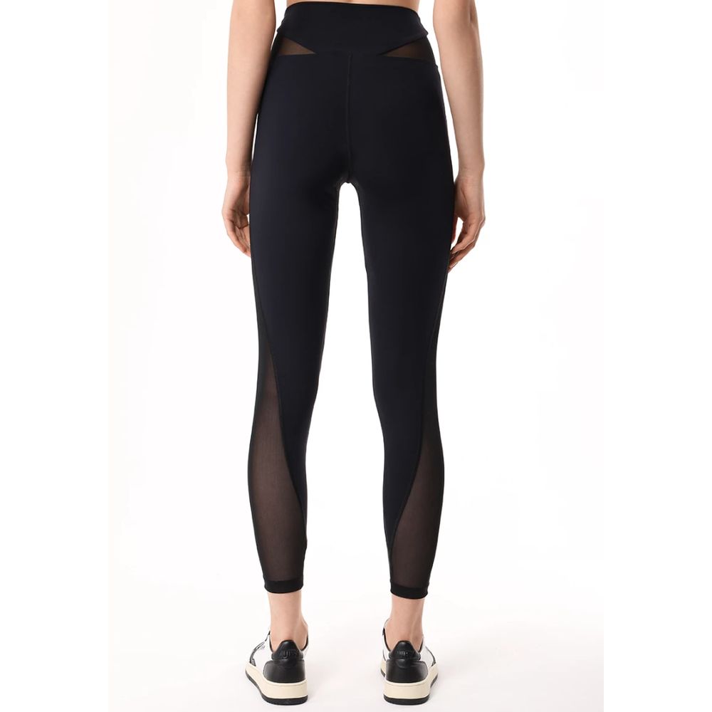 Black Polyamide Jeans & Pant