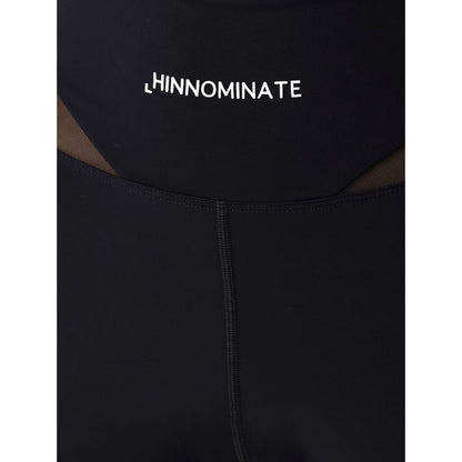 Black Polyamide Jeans & Pant