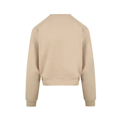 Beige Polyester Sweater