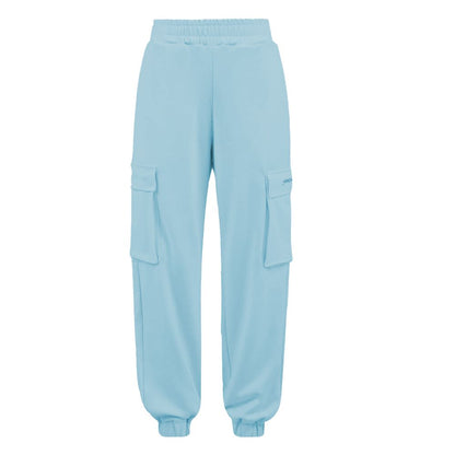 Blue Polyester Jeans & Pant