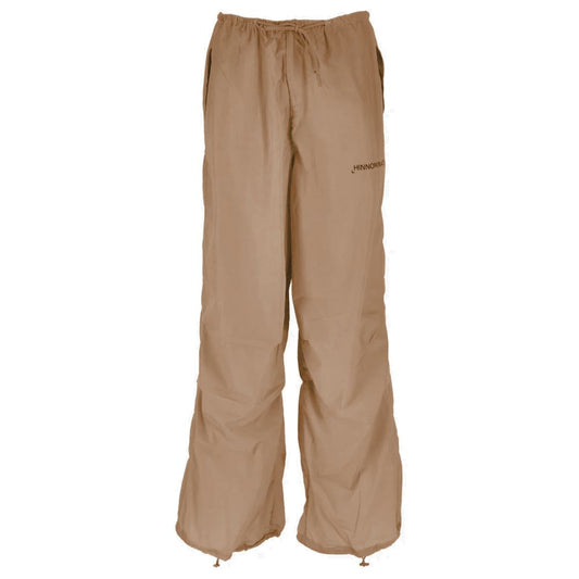 Brown Nylon Jeans & Pant