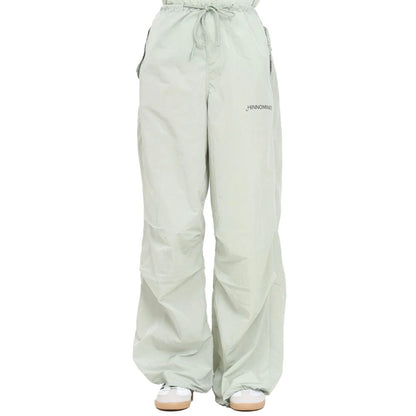 Green Nylon Jeans & Pant