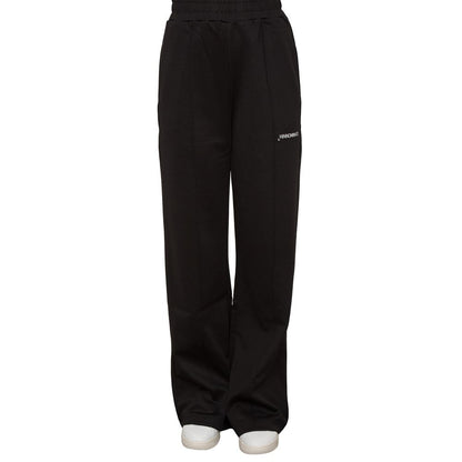 Black Polyester Jeans & Pant
