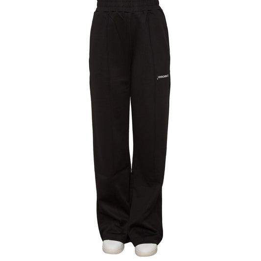 Black Polyester Jeans & Pant
