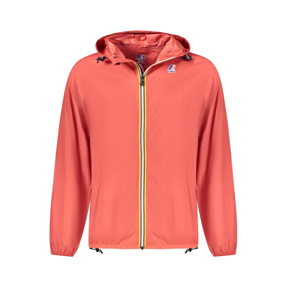 Red Polyamide Men Jacket