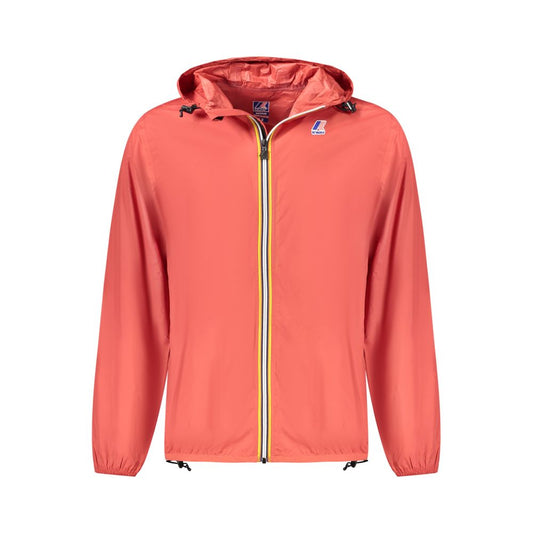 Red Polyamide Men Jacket