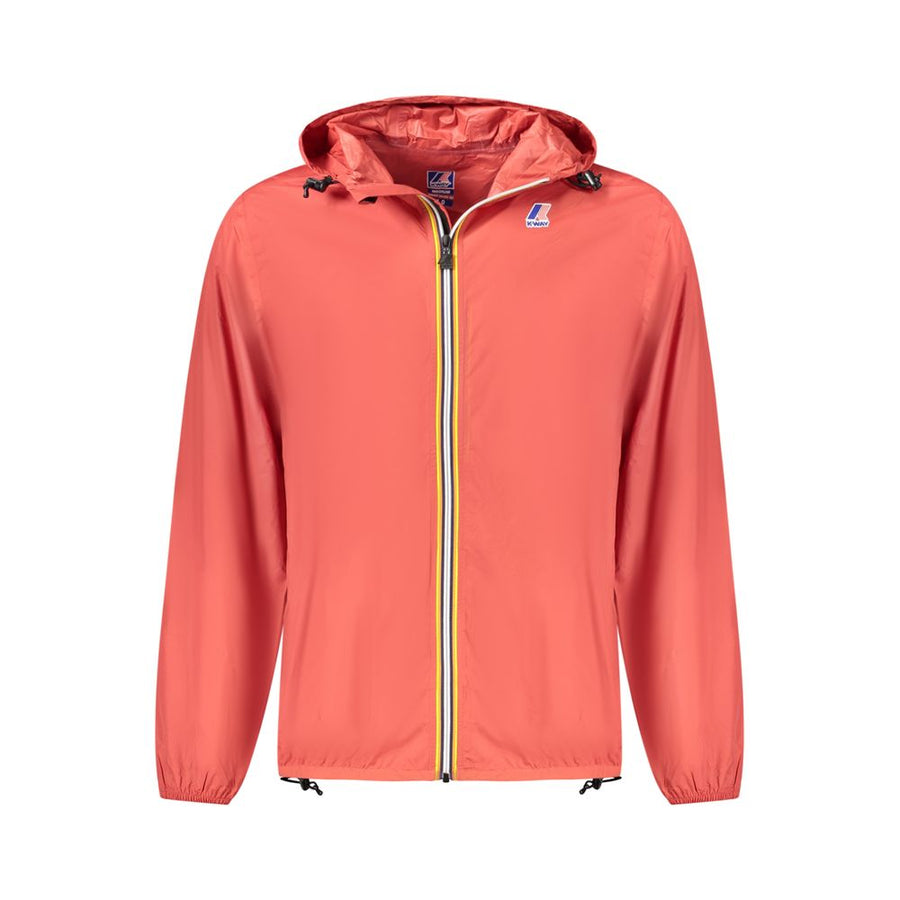Red Polyamide Men Jacket