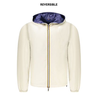 Beige Nylon Men Jacket