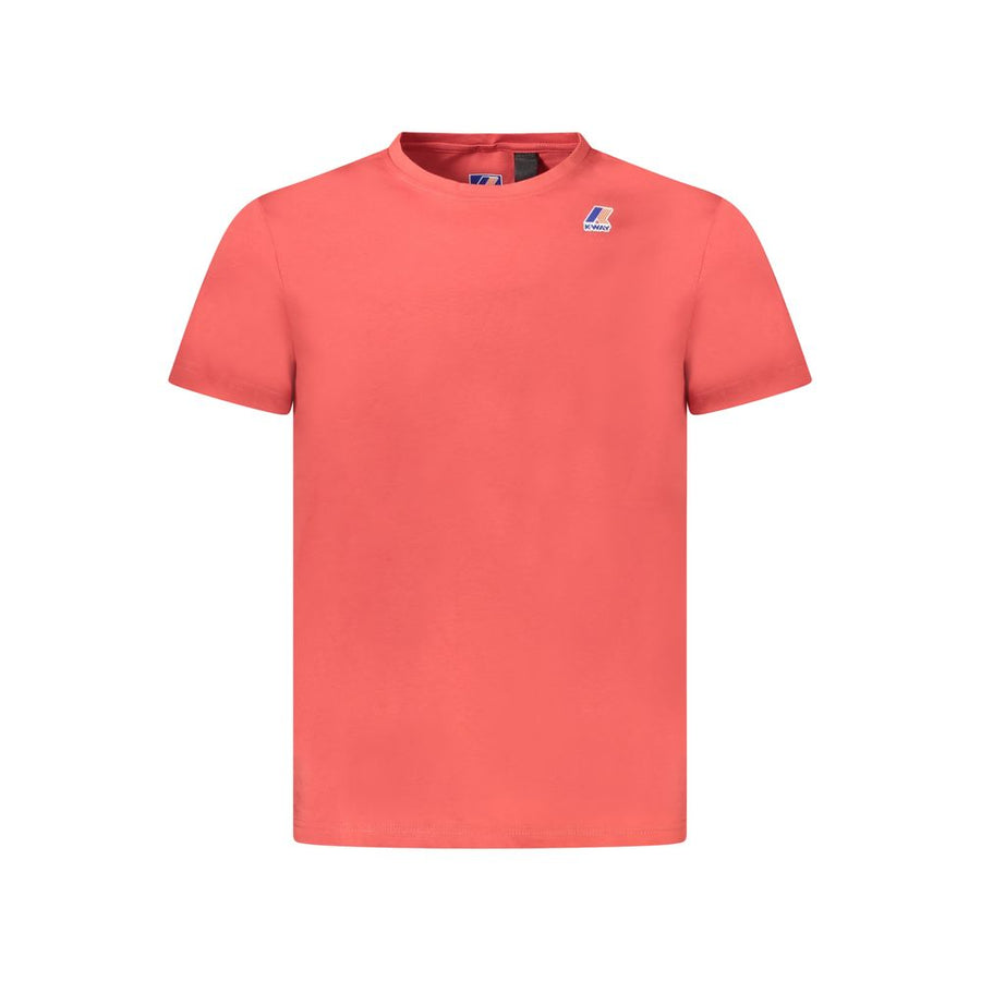 Red Cotton Men T-Shirt