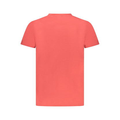 Red Cotton Men T-Shirt