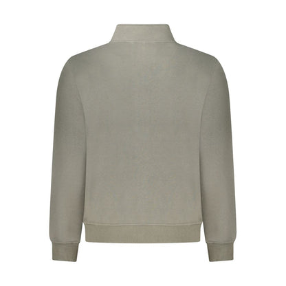 Green Cotton Men Sweater