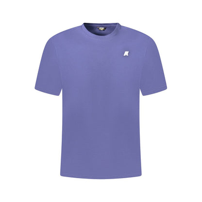 Blue Cotton Men T-Shirt