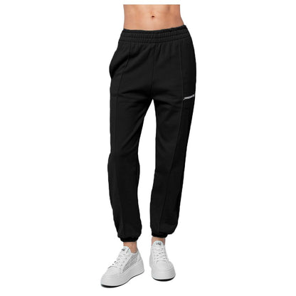 Black Cotton Jeans & Pant