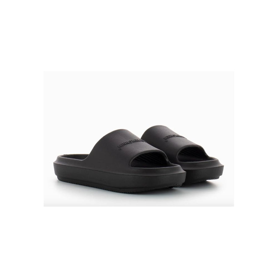 Black Cotton Sandal