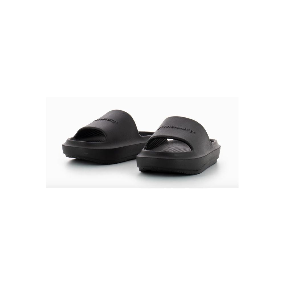 Black Cotton Sandal