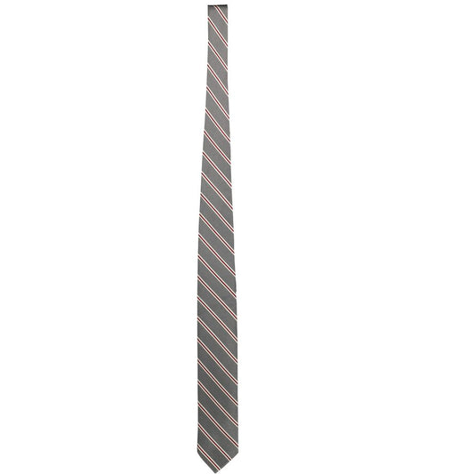 Gray Silk Ties & Bowty