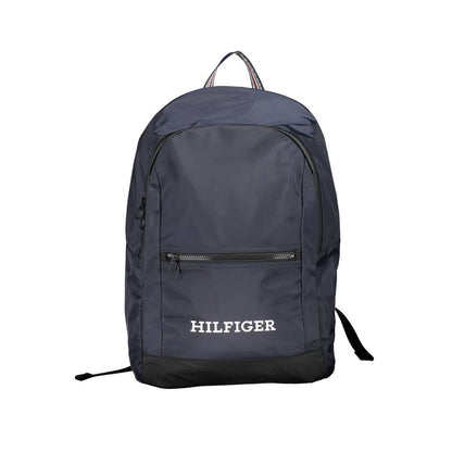 Blue Polyester Backpack