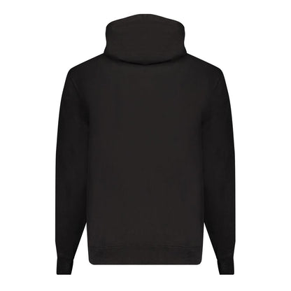 Black Cotton Men Sweater