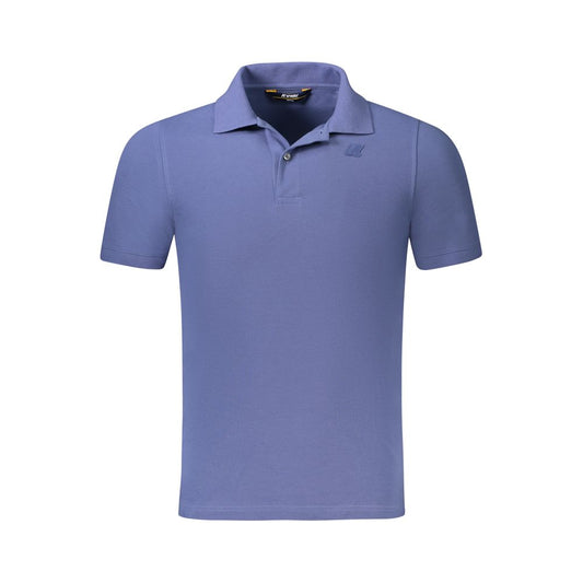 Blue Cotton Polo Shirt