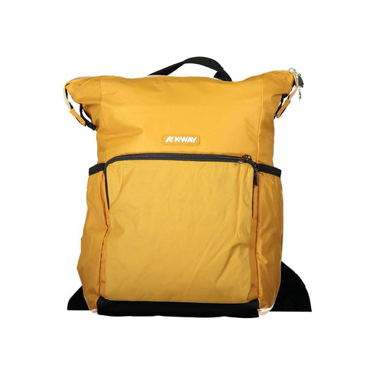 Yellow Polyamide Backpack