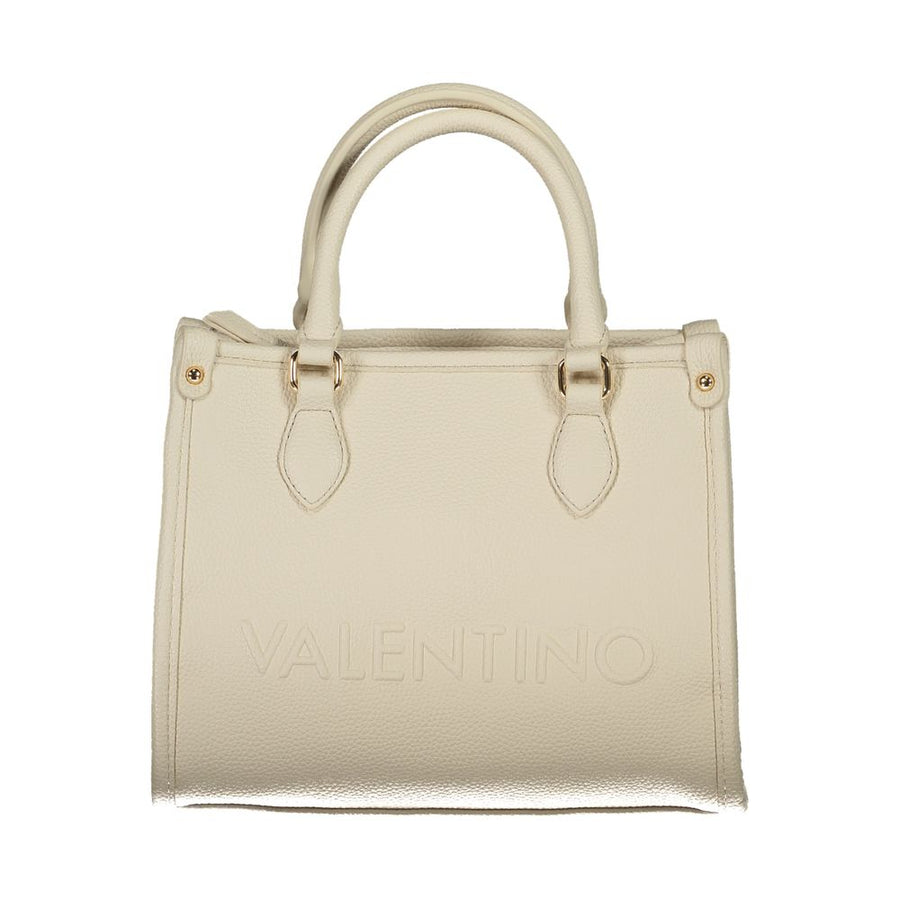Beige Polyethylene Handbag