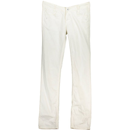 White Cotton Jeans & Pant
