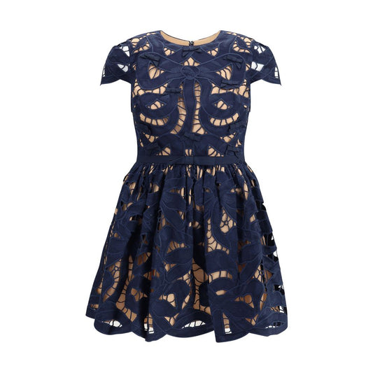 Embroidered short Dress