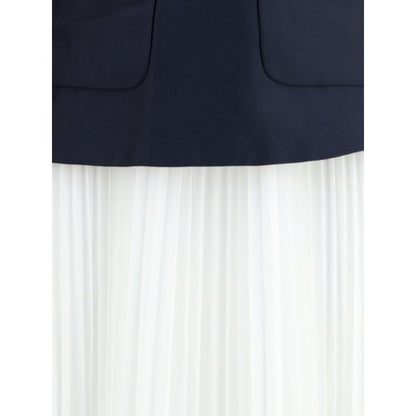 Pleated midi Dress