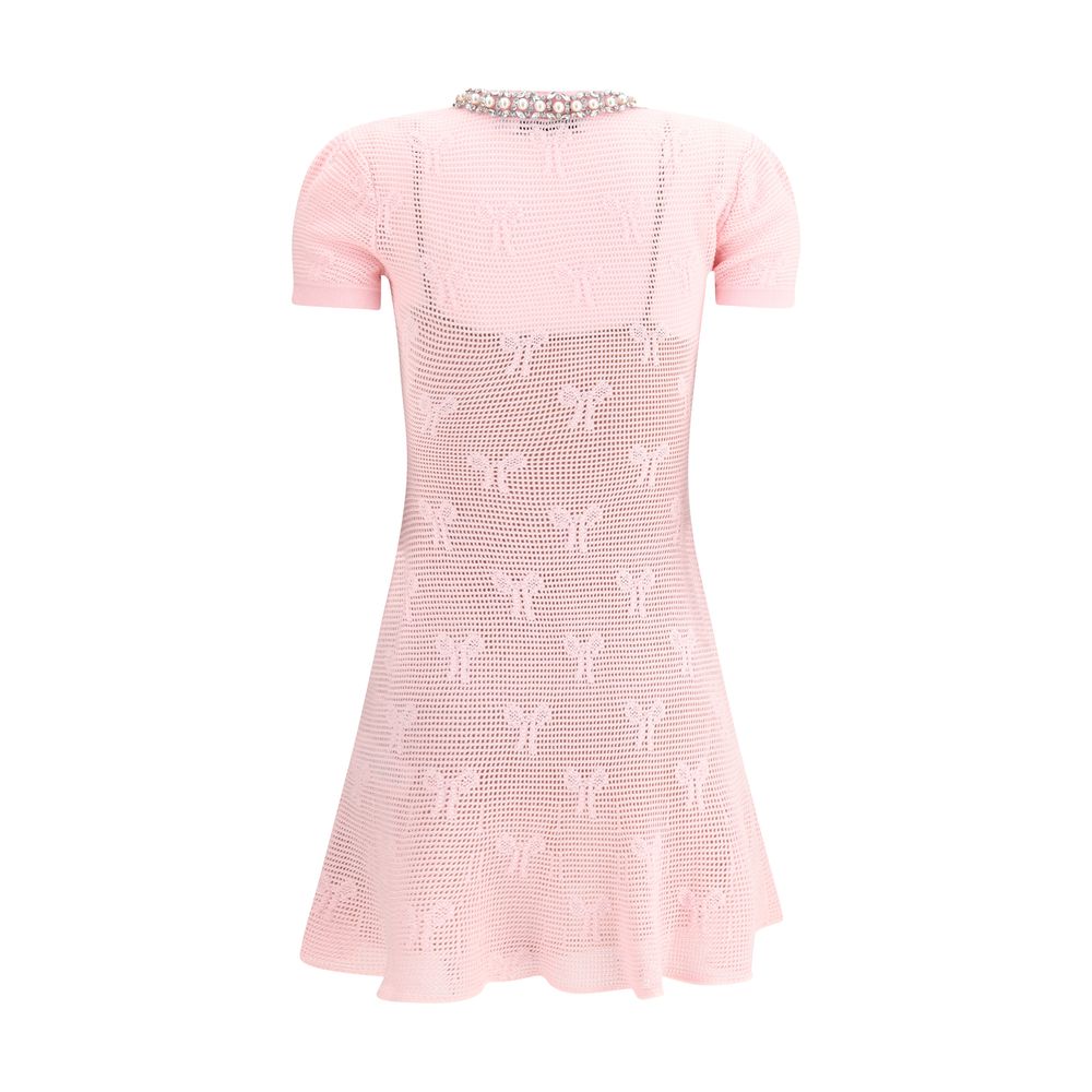 Crochet knit short Dress