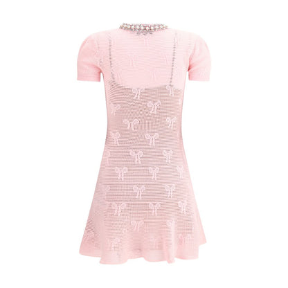 Crochet knit short Dress