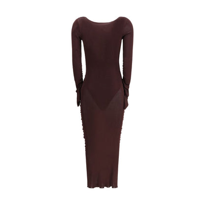 Draped knit Dress